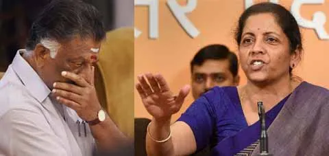 o panneerselvam - nirmala sitharaman